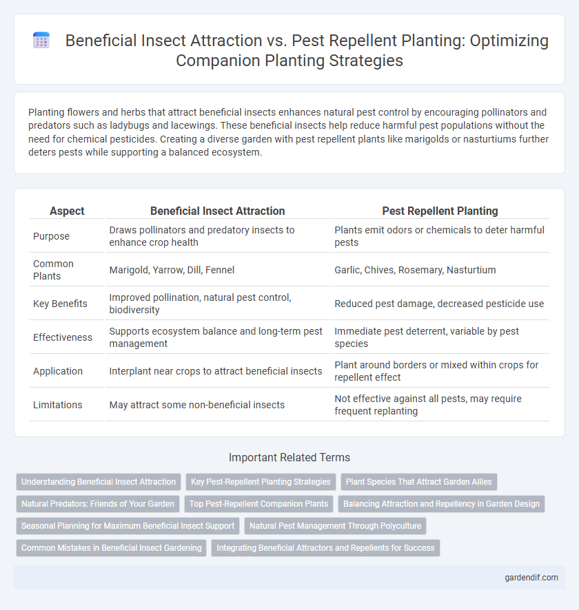 Beneficial Insect Attraction vs. Pest Repellent Planting: Optimizing Companion Planting Strategies