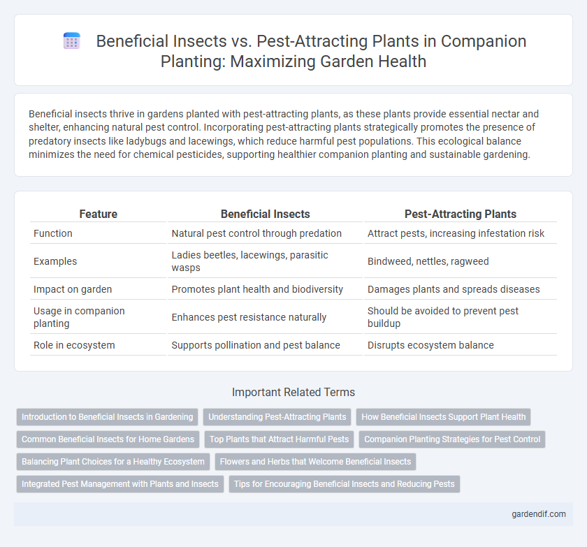 Beneficial Insects vs. Pest-Attracting Plants in Companion Planting: Maximizing Garden Health