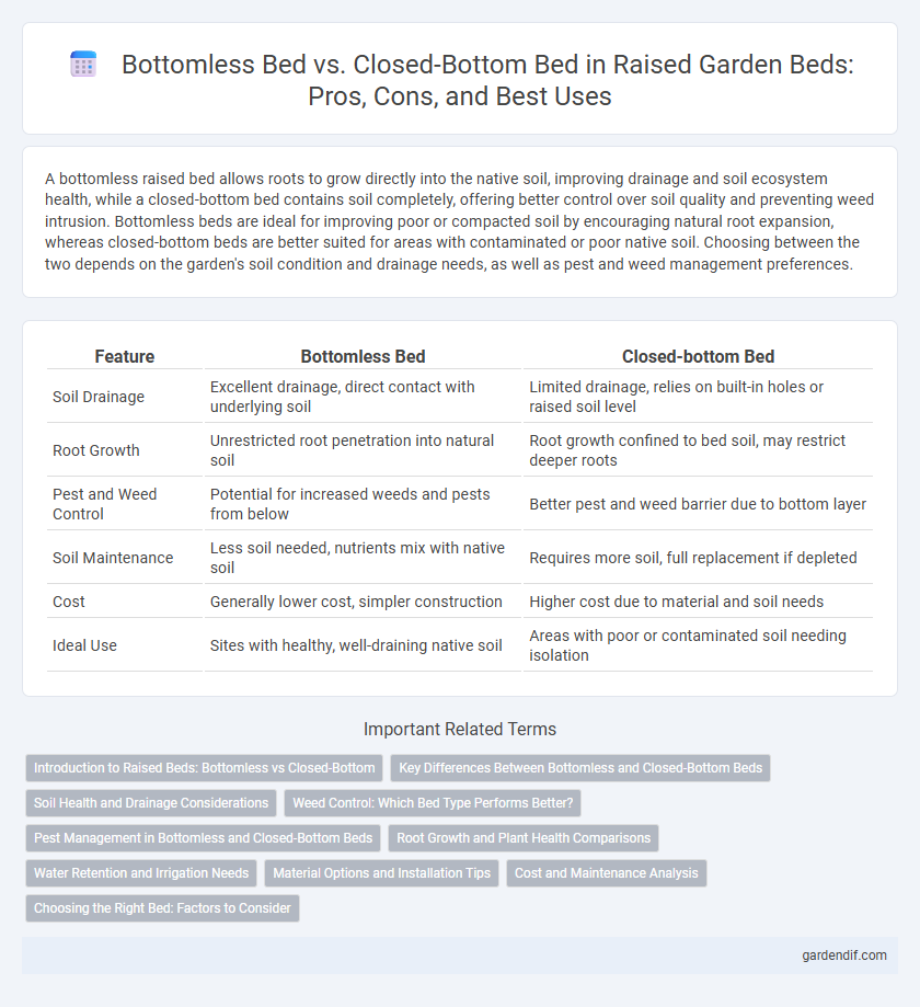 Bottomless Bed vs. Closed-Bottom Bed in Raised Garden Beds: Pros, Cons, and Best Uses