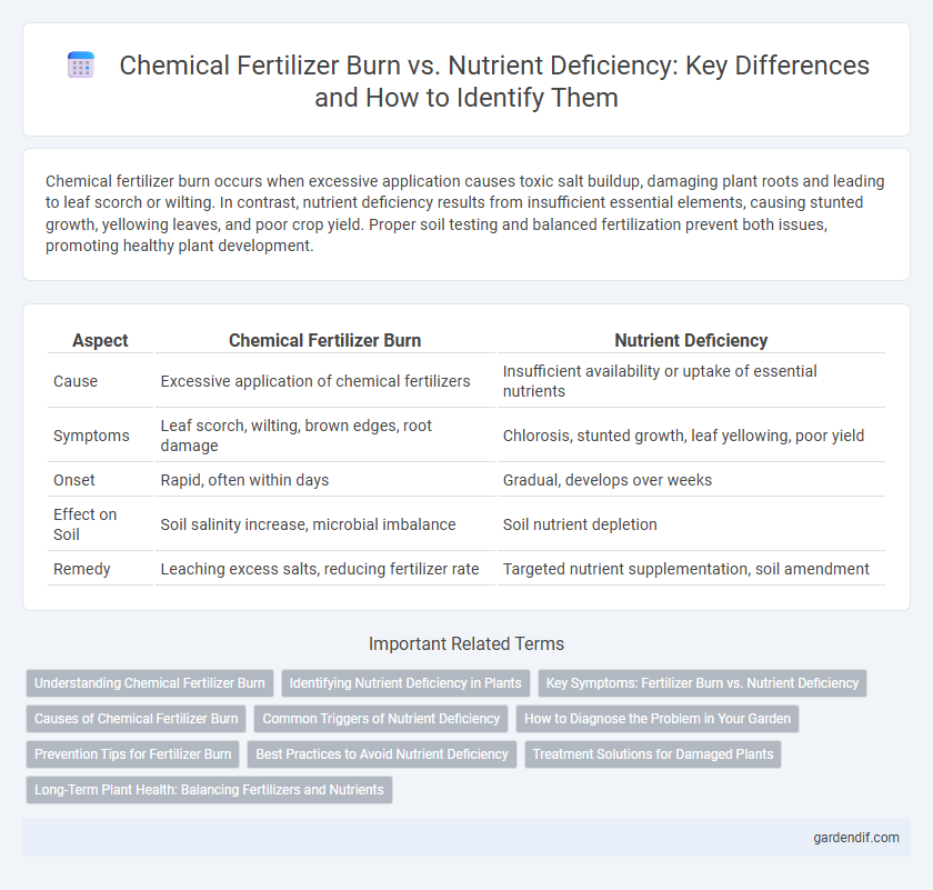 Chemical Fertilizer Burn vs. Nutrient Deficiency: Key Differences and How to Identify Them