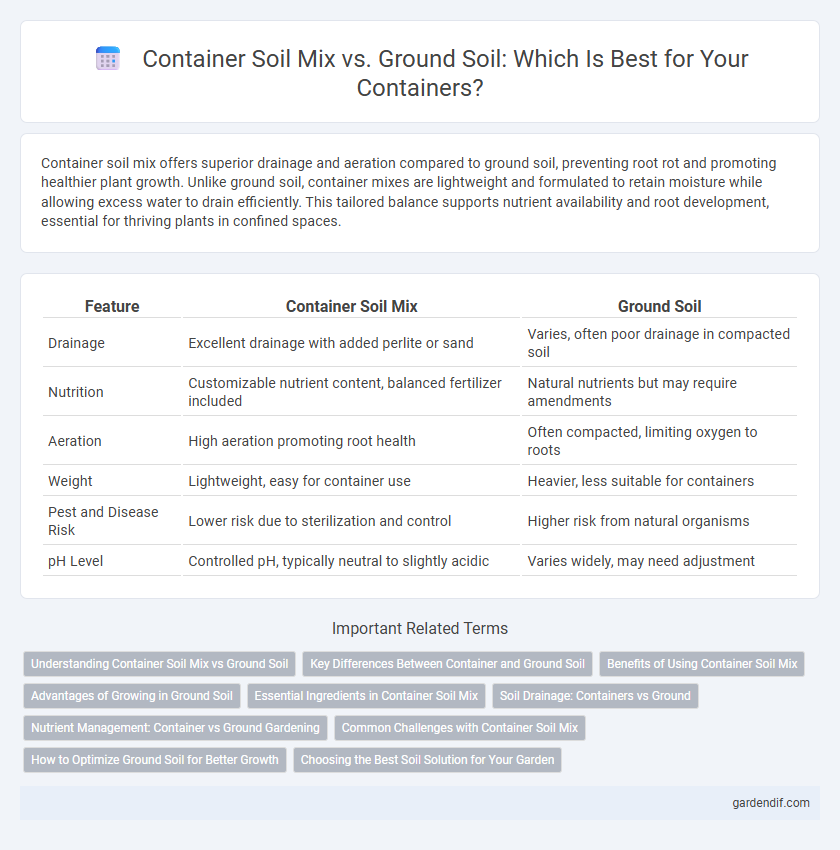 Container Soil Mix vs. Ground Soil: Which Is Best for Your Containers?