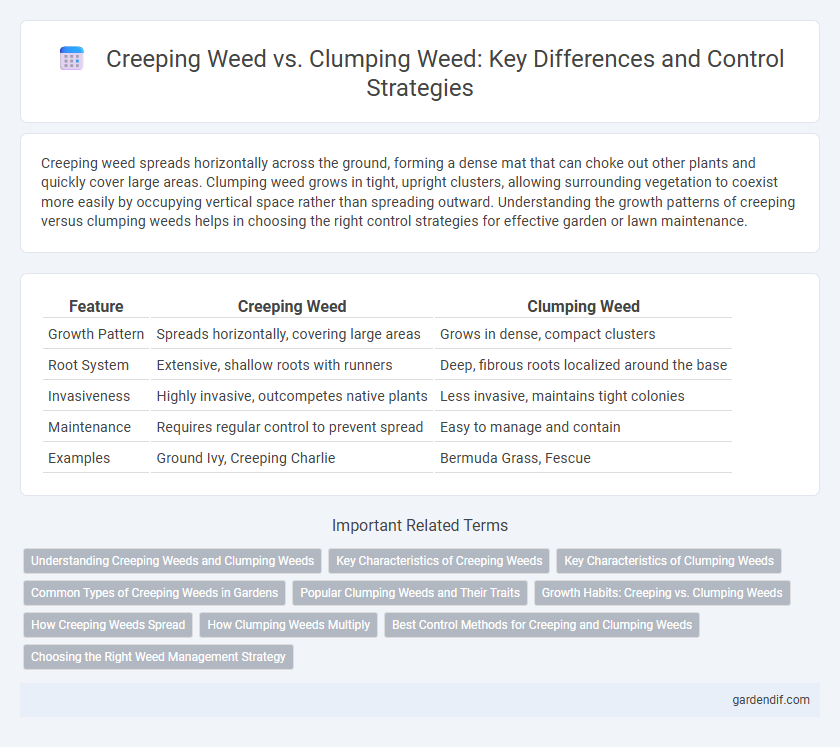 Creeping Weed vs. Clumping Weed: Key Differences and Control Strategies