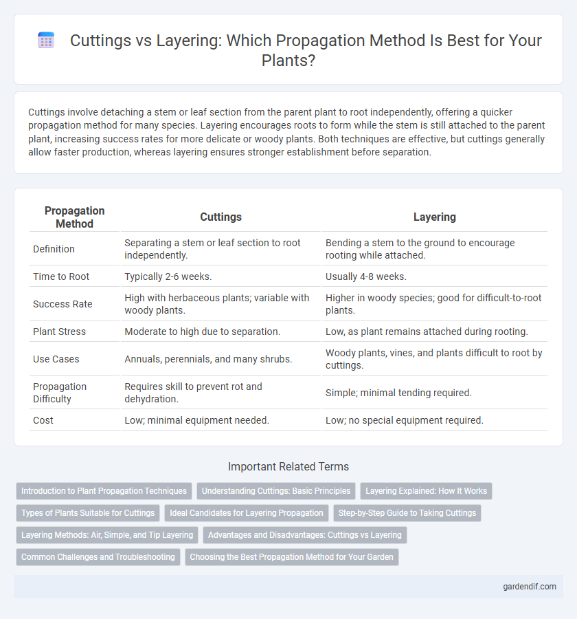 Cuttings vs Layering: Which Propagation Method Is Best for Your Plants?