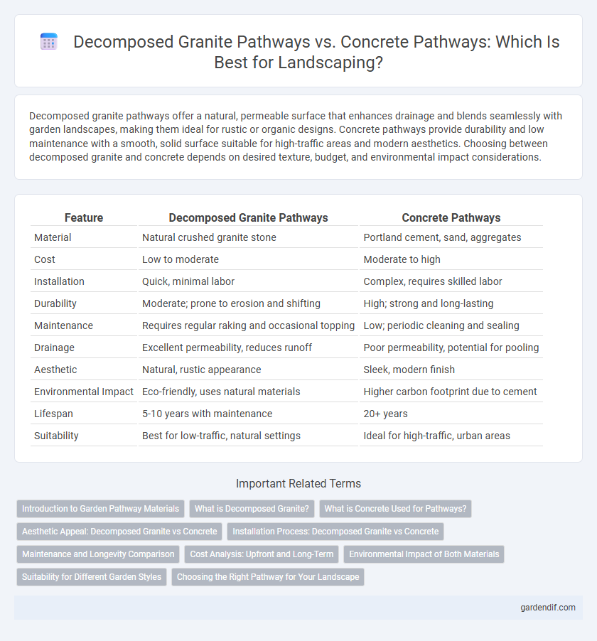 Decomposed Granite Pathways vs. Concrete Pathways: Which Is Best for Landscaping?