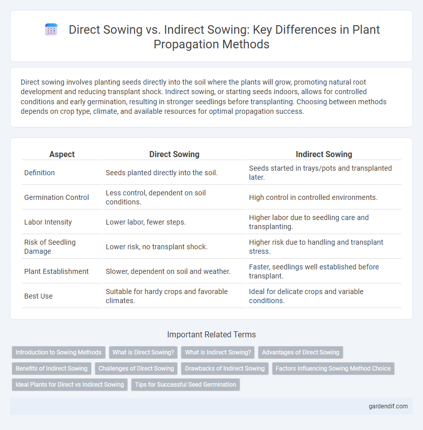 Direct Sowing vs. Indirect Sowing: Key Differences in Plant Propagation Methods