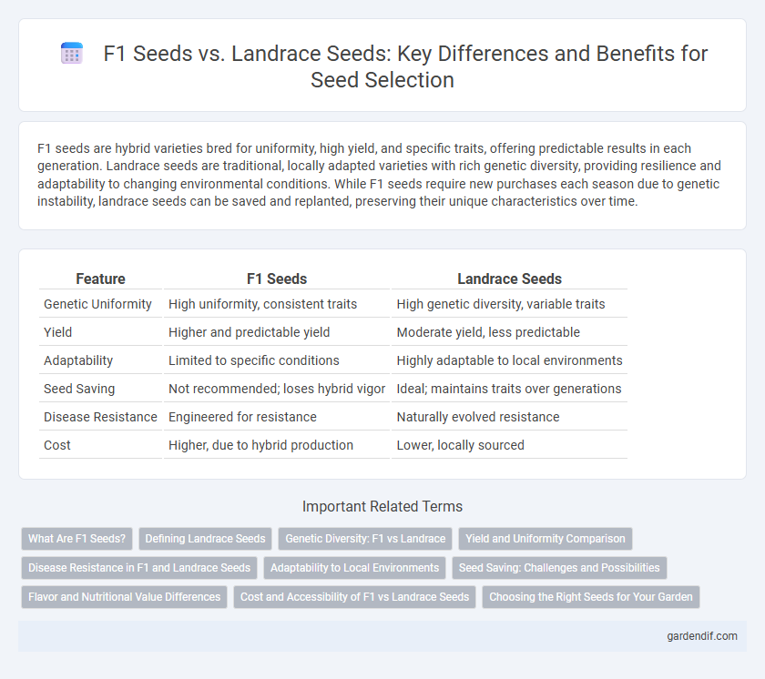 F1 Seeds vs. Landrace Seeds: Key Differences and Benefits for Seed Selection