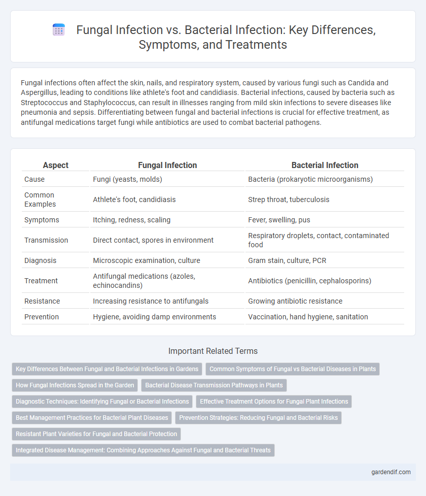 Fungal Infection vs. Bacterial Infection: Key Differences, Symptoms, and Treatments