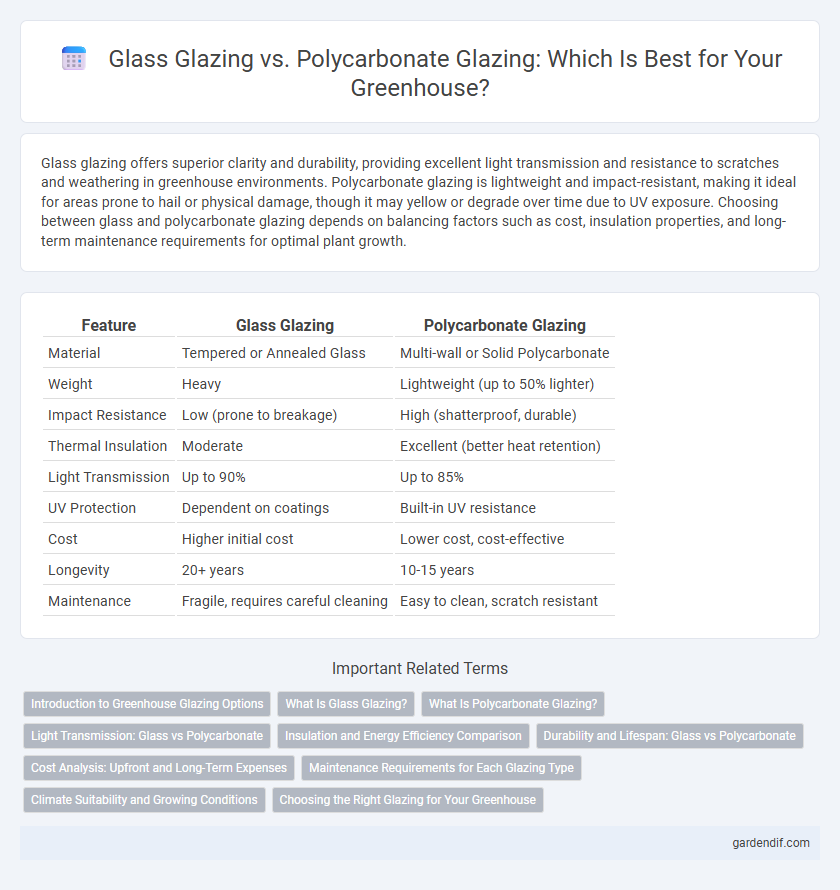 Glass Glazing vs. Polycarbonate Glazing: Which Is Best for Your Greenhouse?