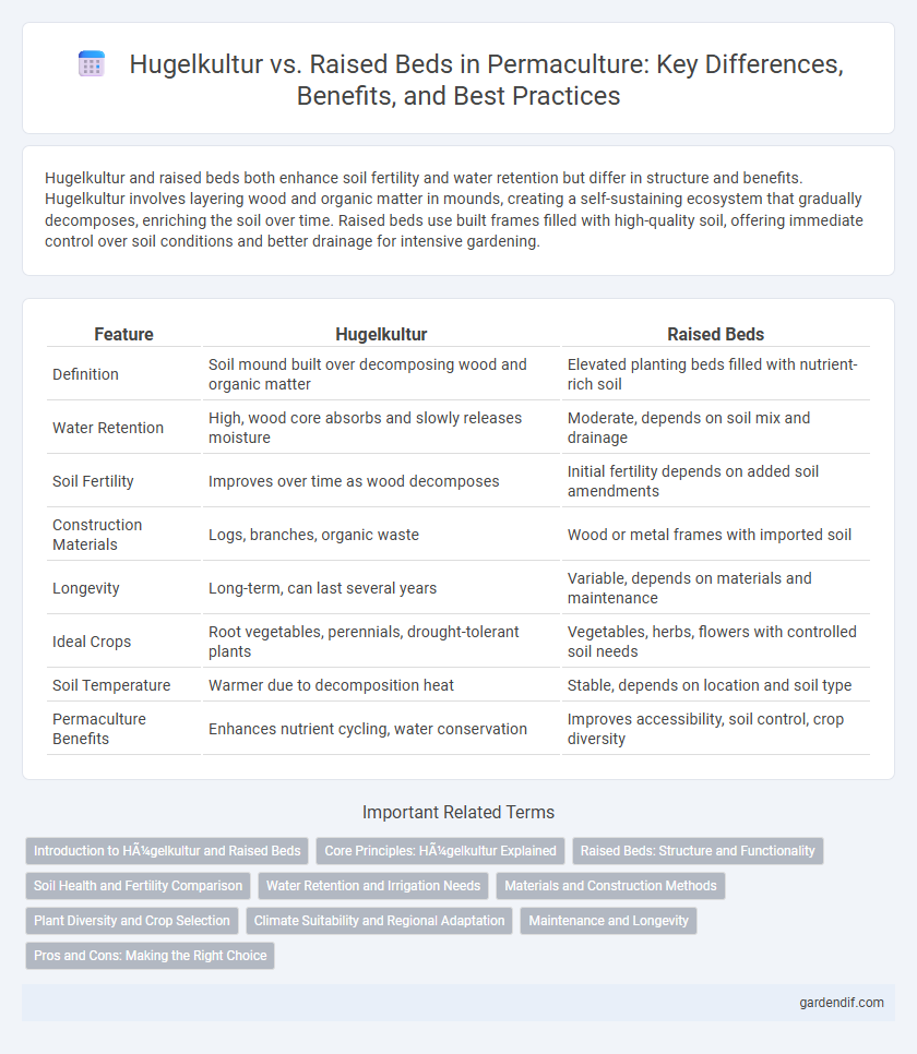Hugelkultur vs. Raised Beds in Permaculture: Key Differences, Benefits, and Best Practices
