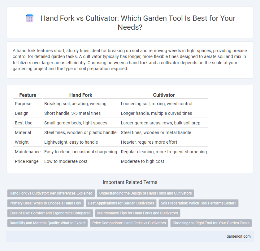 Hand Fork vs Cultivator: Which Garden Tool Is Best for Your Needs?