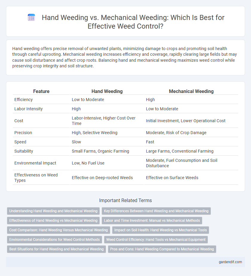 Hand Weeding vs. Mechanical Weeding: Which Is Best for Effective Weed Control?