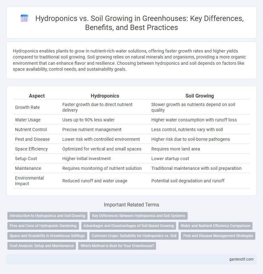 Hydroponics vs. Soil Growing in Greenhouses: Key Differences, Benefits, and Best Practices