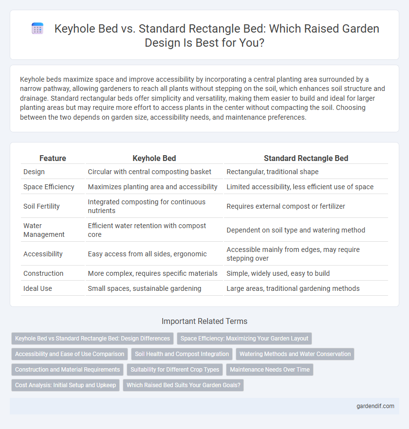Keyhole Bed vs. Standard Rectangle Bed: Which Raised Garden Design Is Best for You?