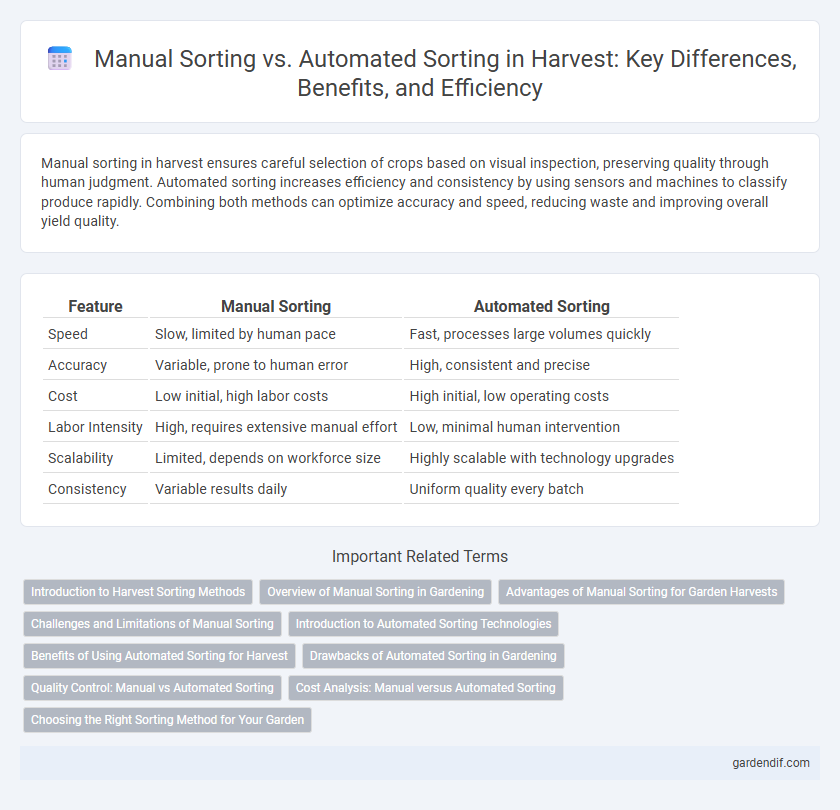 Manual Sorting vs. Automated Sorting in Harvest: Key Differences, Benefits, and Efficiency