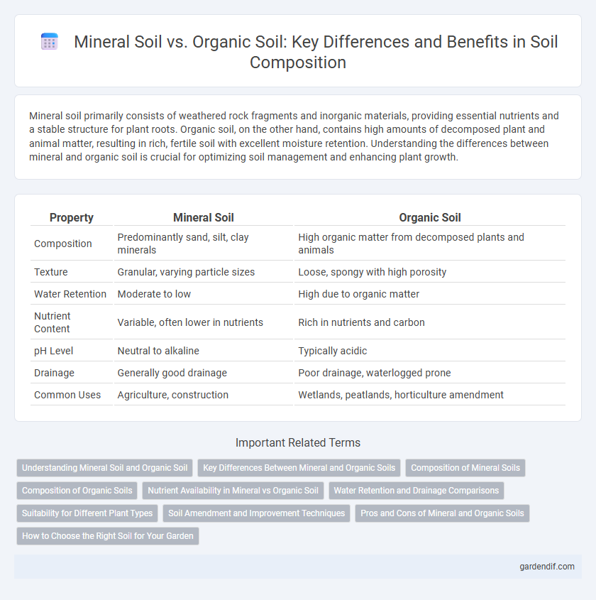 Mineral Soil vs. Organic Soil: Key Differences and Benefits in Soil Composition