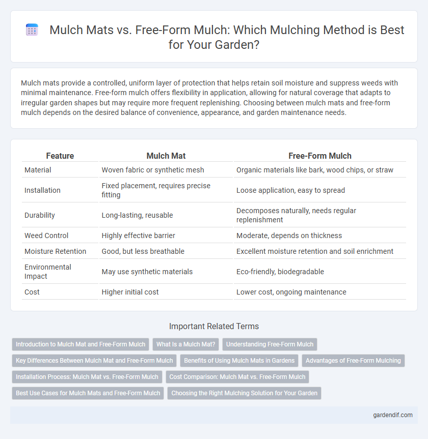 Mulch Mats vs. Free-Form Mulch: Which Mulching Method is Best for Your Garden?