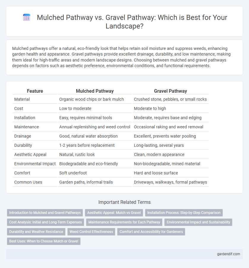 Mulched Pathway vs. Gravel Pathway: Which is Best for Your Landscape?