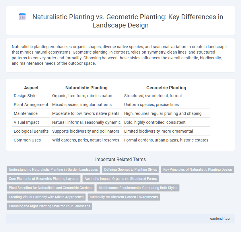 Naturalistic Planting vs. Geometric Planting: Key Differences in Landscape Design