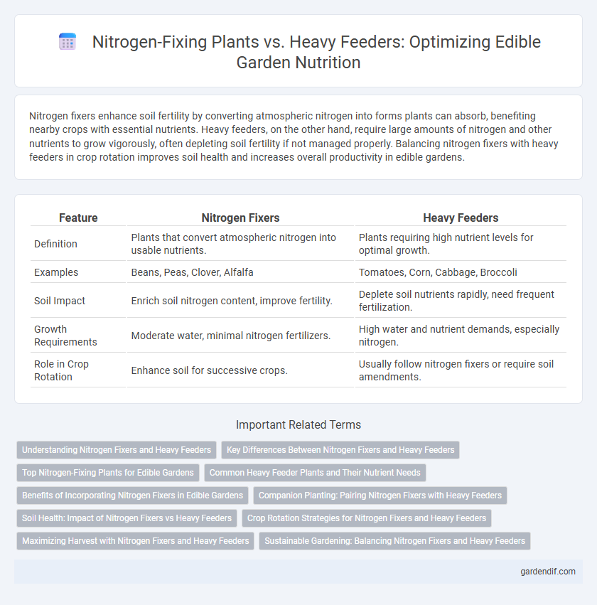 Nitrogen-Fixing Plants vs. Heavy Feeders: Optimizing Edible Garden Nutrition