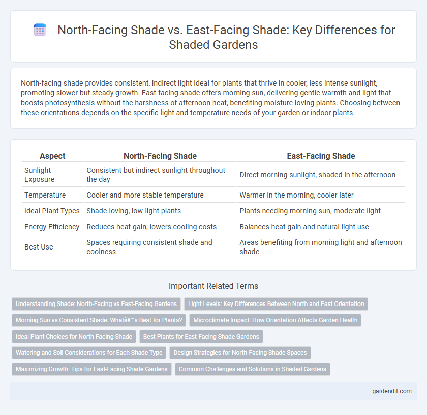 North-Facing Shade vs. East-Facing Shade: Key Differences for Shaded Gardens