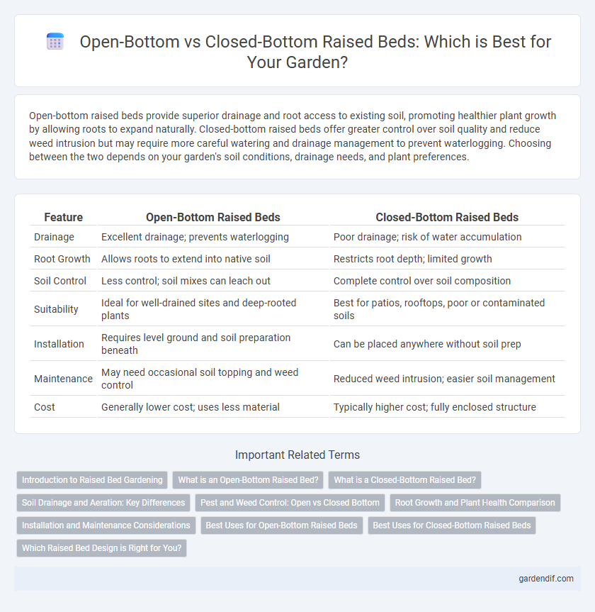 Open-Bottom vs Closed-Bottom Raised Beds: Which is Best for Your Garden?