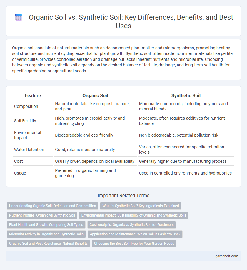 Organic Soil vs. Synthetic Soil: Key Differences, Benefits, and Best Uses