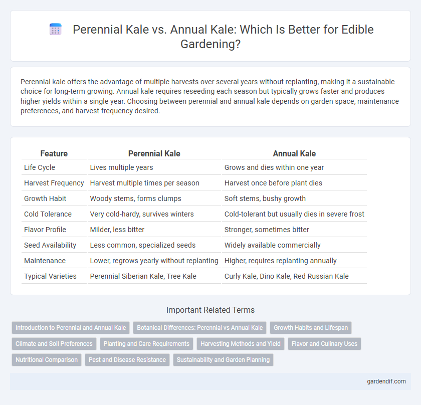 Perennial Kale vs. Annual Kale: Which Is Better for Edible Gardening?