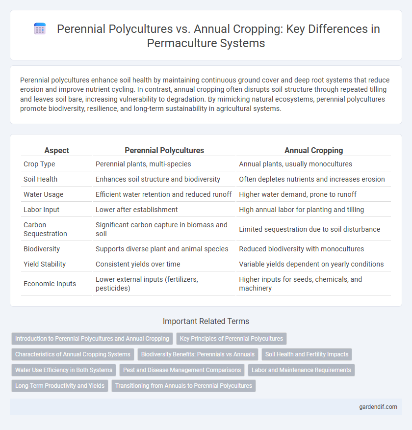 Perennial Polycultures vs. Annual Cropping: Key Differences in Permaculture Systems
