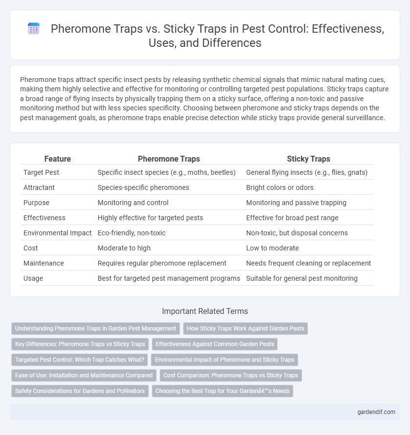 Pheromone Traps vs. Sticky Traps in Pest Control: Effectiveness, Uses, and Differences