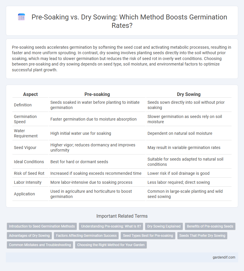 Pre-Soaking vs. Dry Sowing: Which Method Boosts Germination Rates?