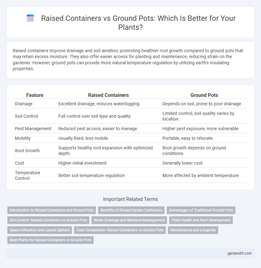 Raised Containers vs Ground Pots: Which Is Better for Your Plants?