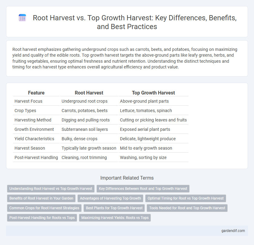 Root Harvest vs. Top Growth Harvest: Key Differences, Benefits, and Best Practices