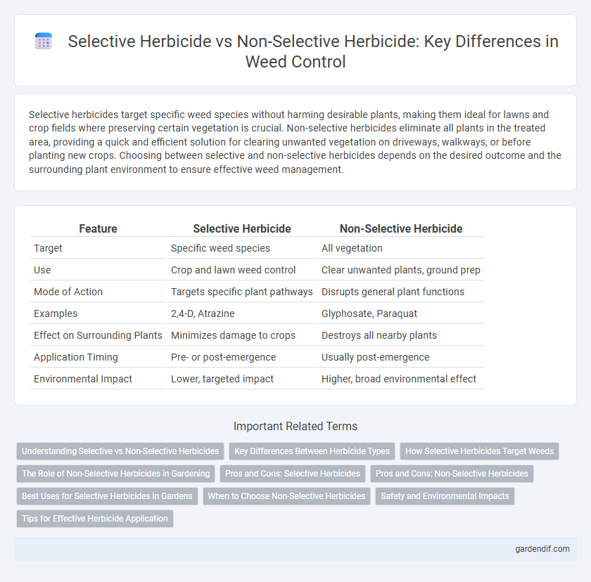 Selective Herbicide vs Non-Selective Herbicide: Key Differences in Weed Control