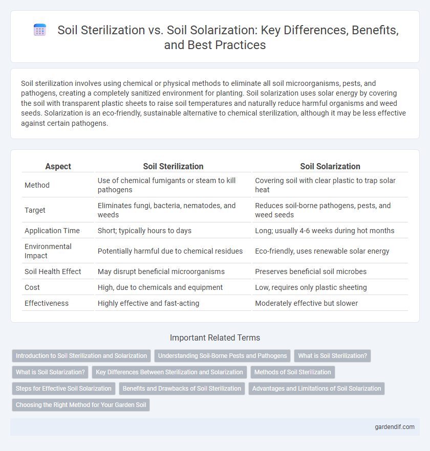 Soil Sterilization vs. Soil Solarization: Key Differences, Benefits, and Best Practices