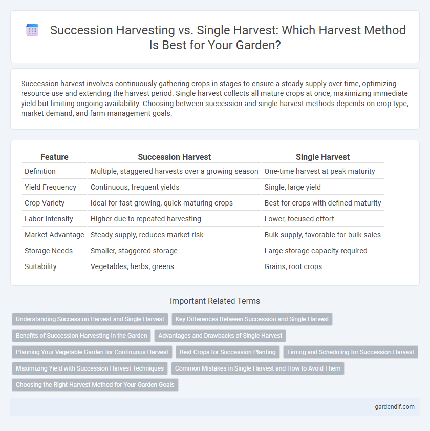 Succession Harvesting vs. Single Harvest: Which Harvest Method Is Best for Your Garden?