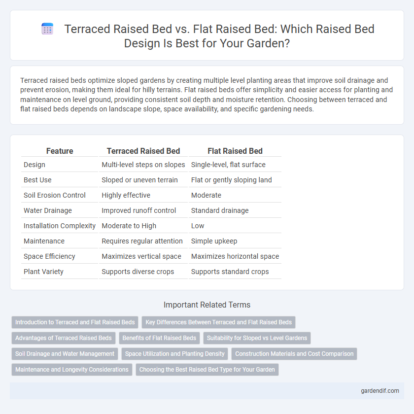 Terraced Raised Bed vs. Flat Raised Bed: Which Raised Bed Design Is Best for Your Garden?