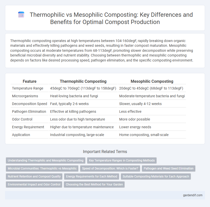 Thermophilic vs Mesophilic Composting: Key Differences and Benefits for Optimal Compost Production