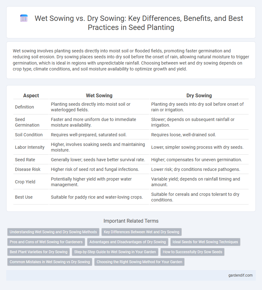 Wet Sowing vs. Dry Sowing: Key Differences, Benefits, and Best Practices in Seed Planting